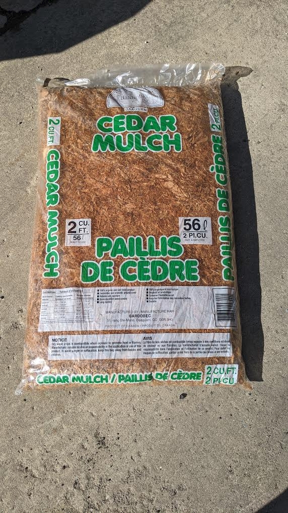 bagged cedar mulch from canada