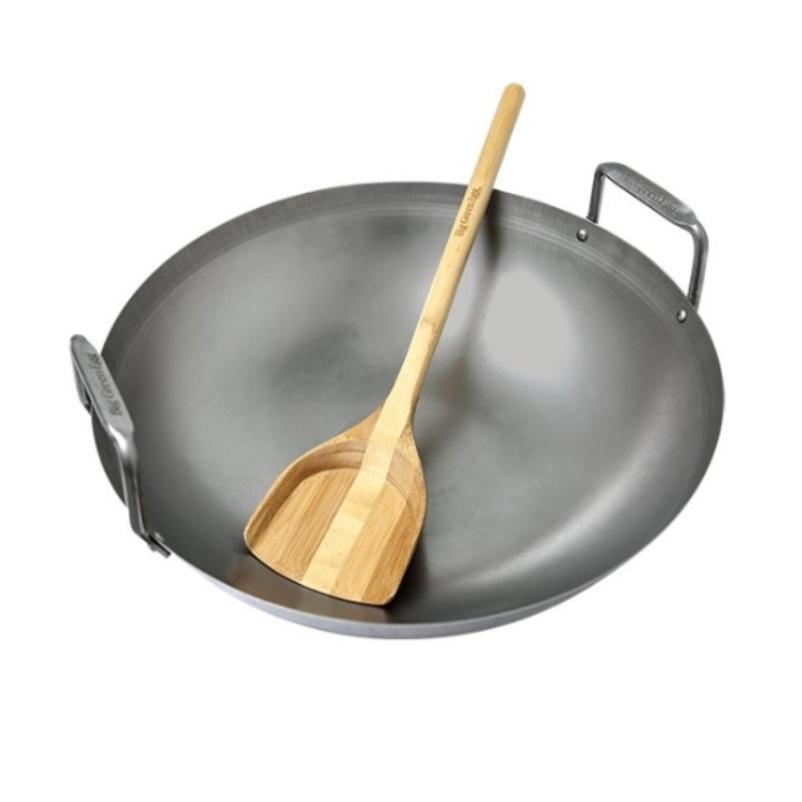 Home EC Carbon Steel Wok pan for Electric, Induction and Gas