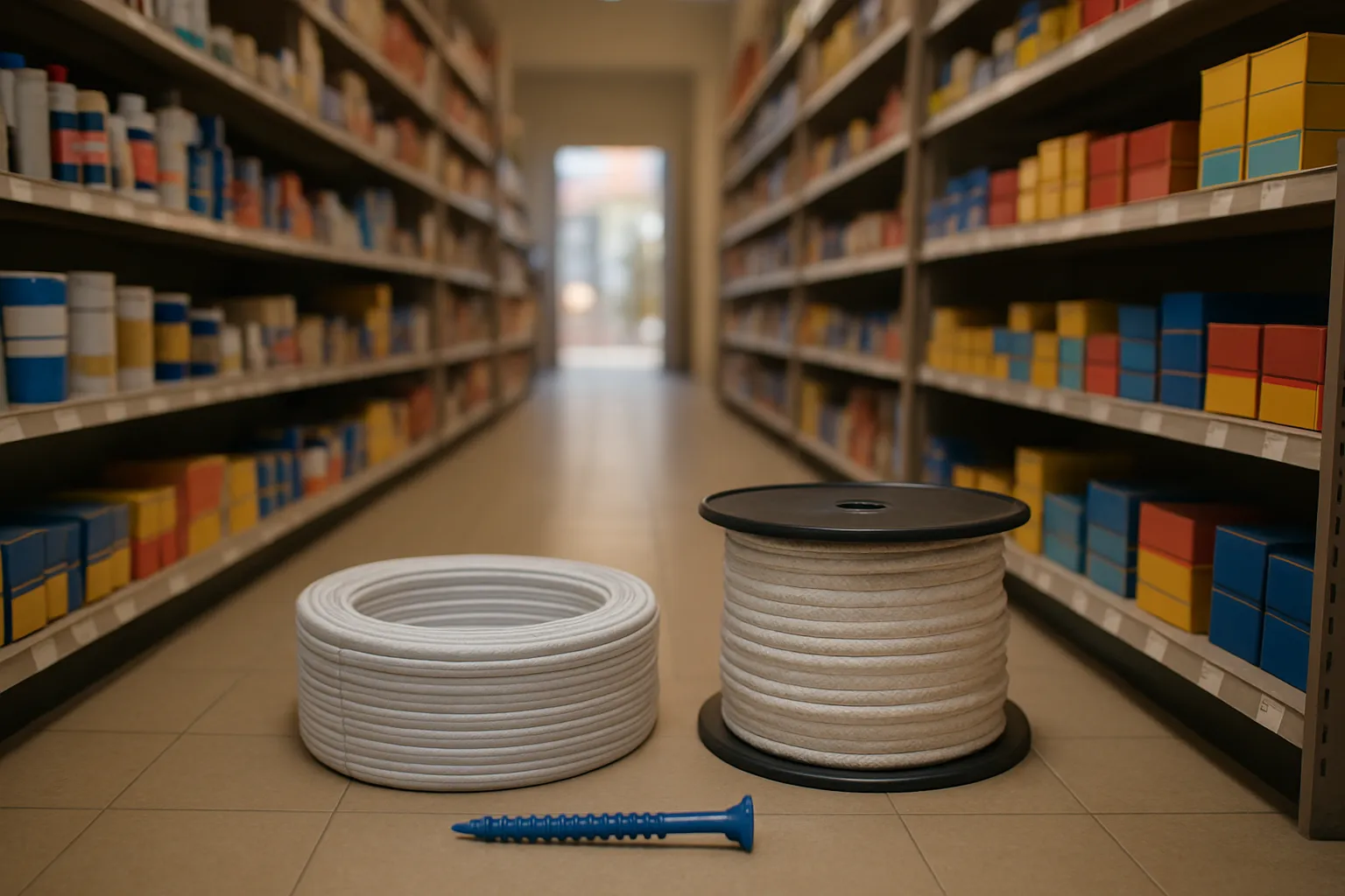 The shop floor of an independent appliances and building shop in Willemstad, Curaçao