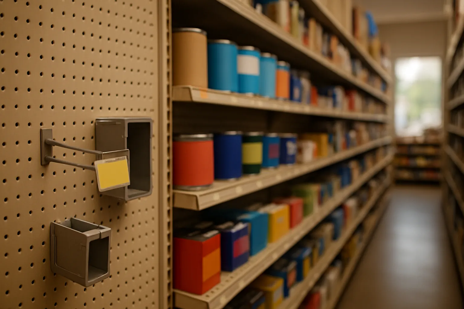 The shop floor of an independent automotive-rv-marine and benjamin moore paint shop in Fayetteville, NC