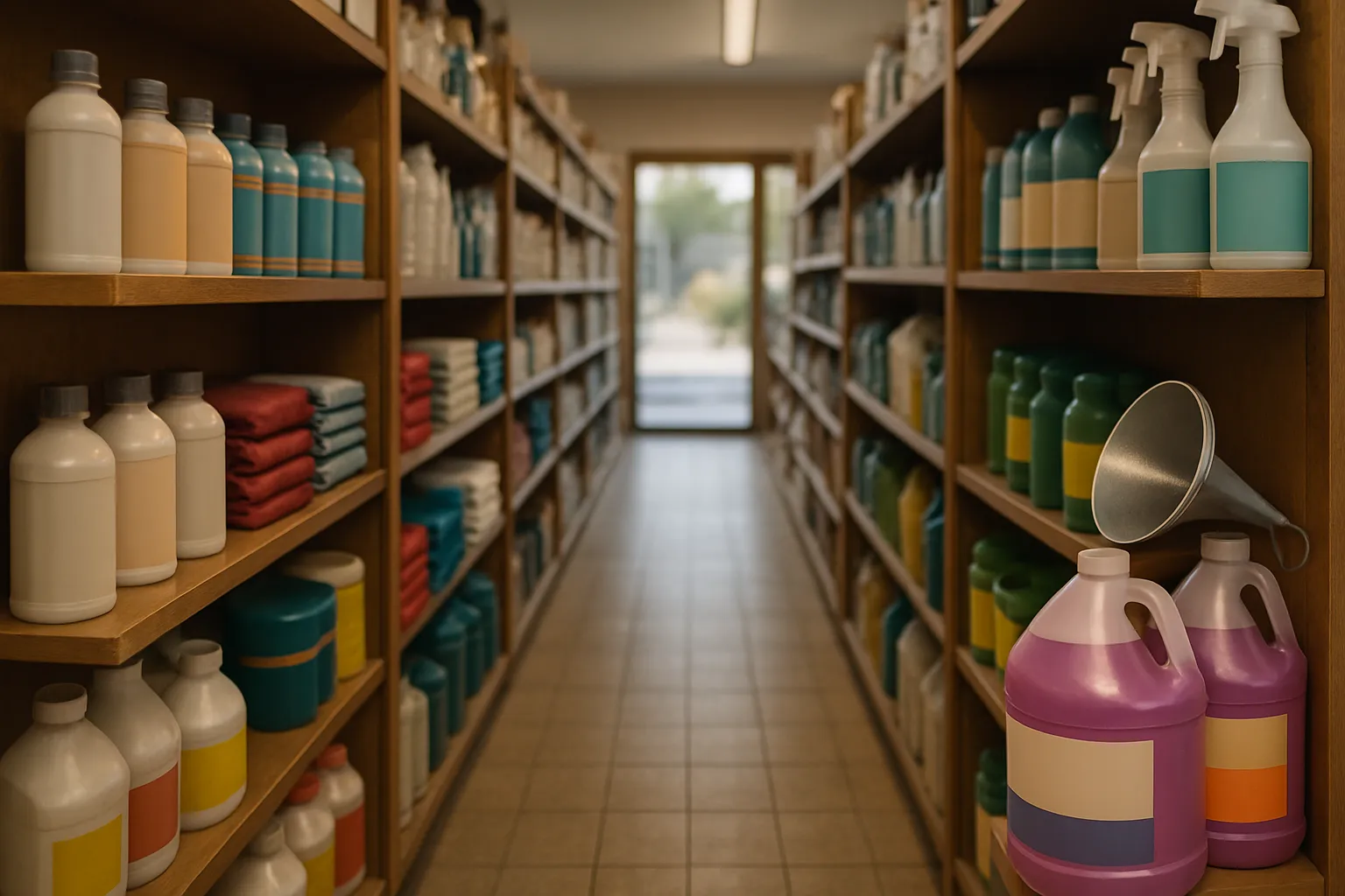 The shop floor of an independent auto supplies and bath accessories shop in FENWICK ISLAND,, DE