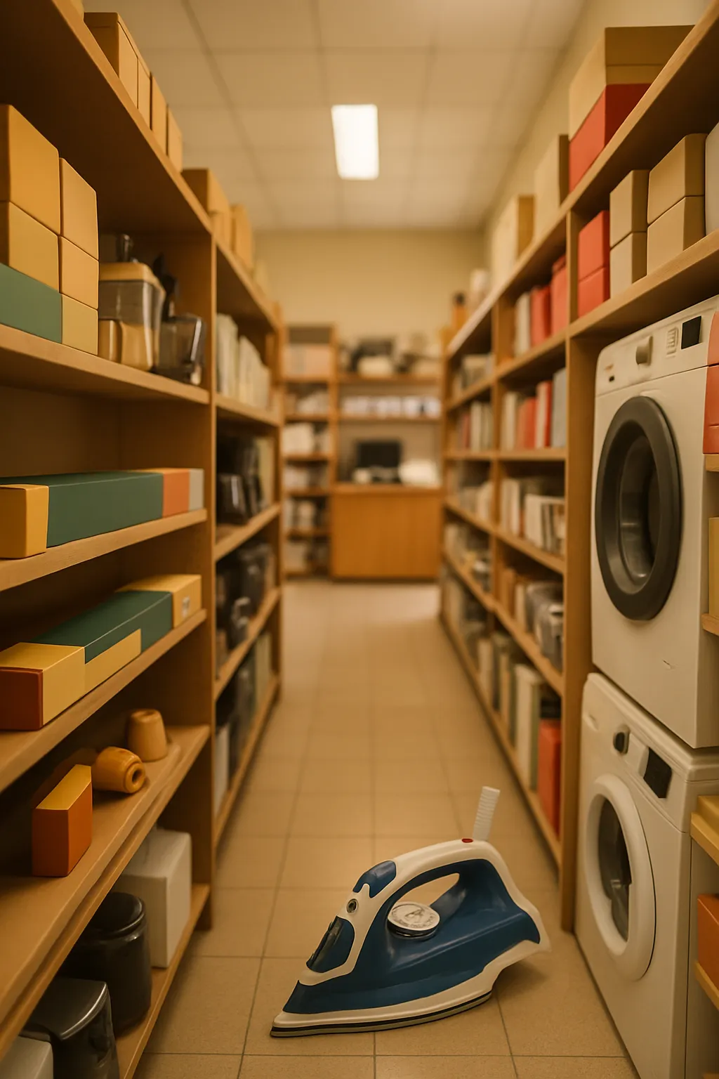 Inside an independent appliances and built-in shop in Willemstad, Curacao, AL