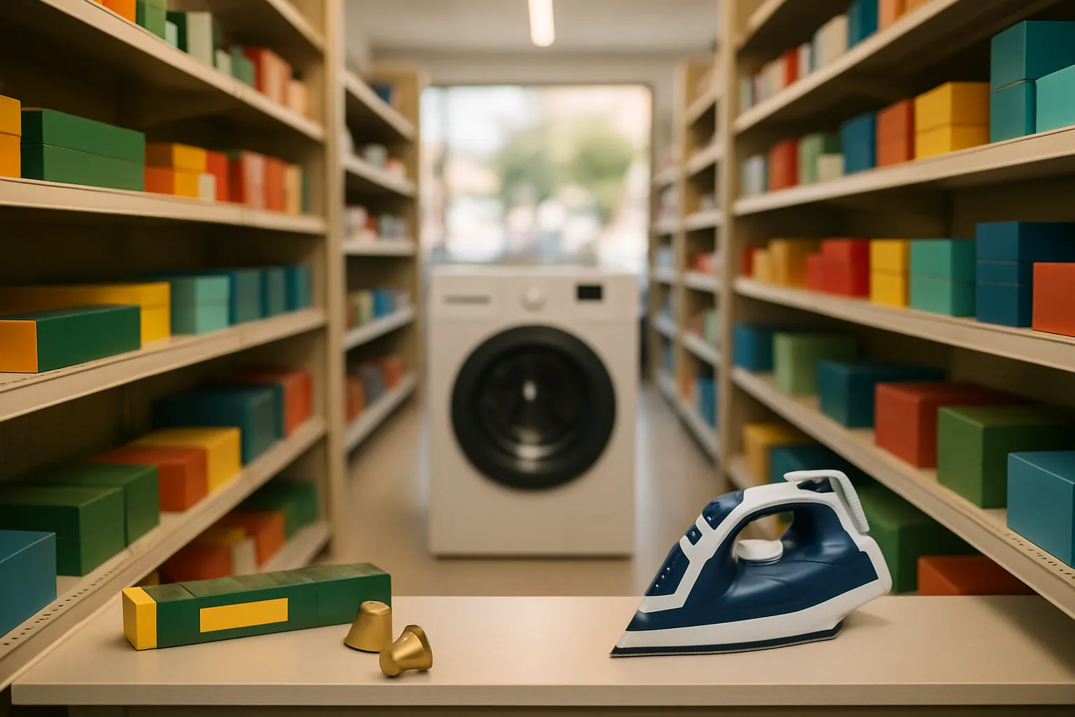 The shop floor of an independent appliances and built-in shop in Willemstad, Curacao, AL