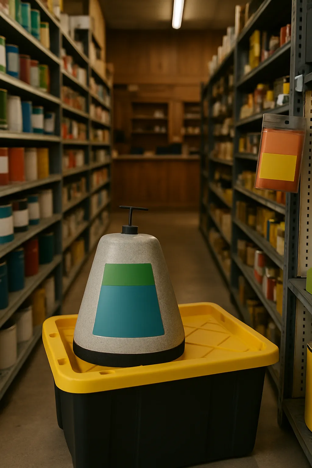 Inside an independent boerne paint co. and tools shop