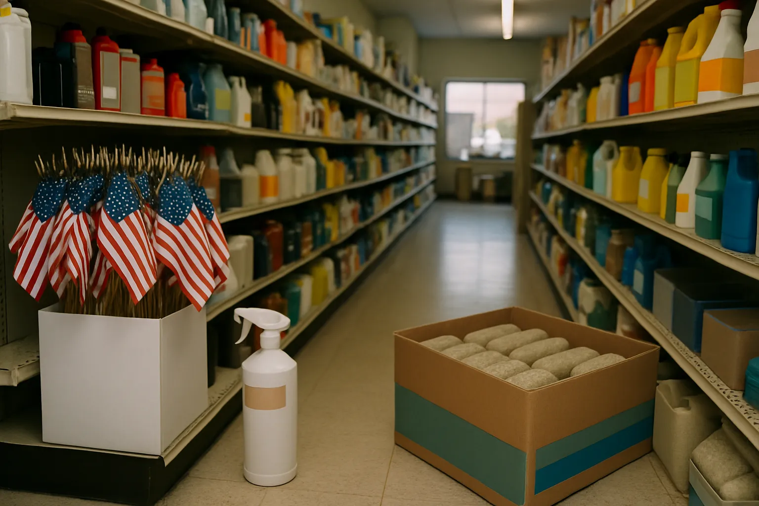 The shop floor of an independent automotive and bath shop in Strongsville, OH