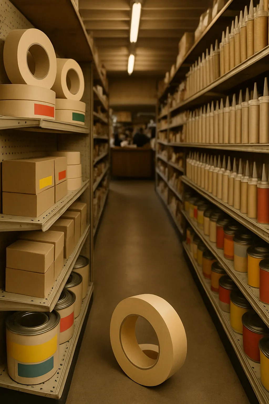 Inside an independent abrasives and adhesives & sealants shop in Carson, CA