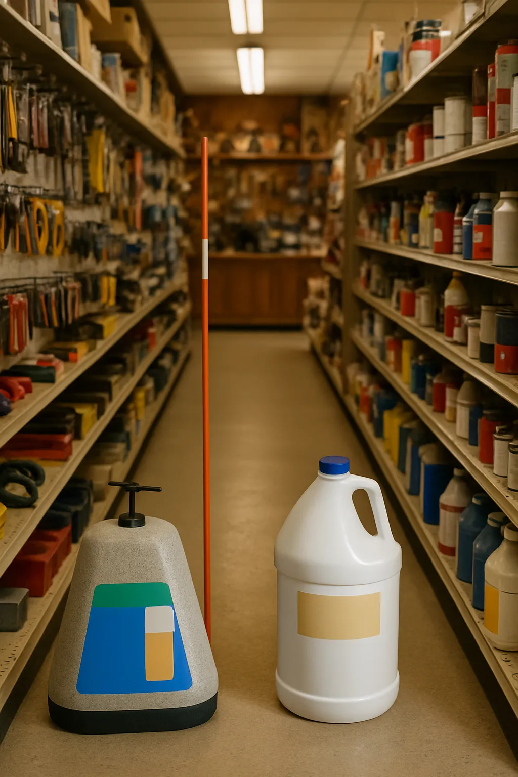 Inside an independent hardware department and hand and power tools shop in Stuart, FL