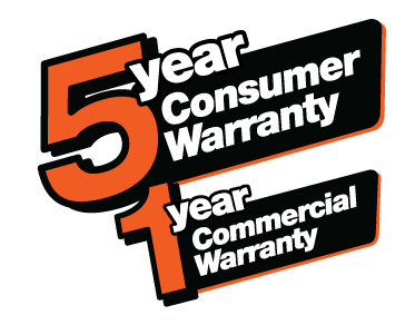 5yearconsumer1yearcommercialwarranty