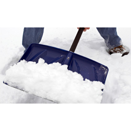 shoveling snow