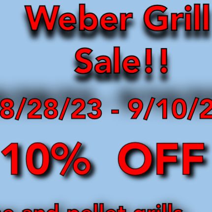 Weber Grill Sale