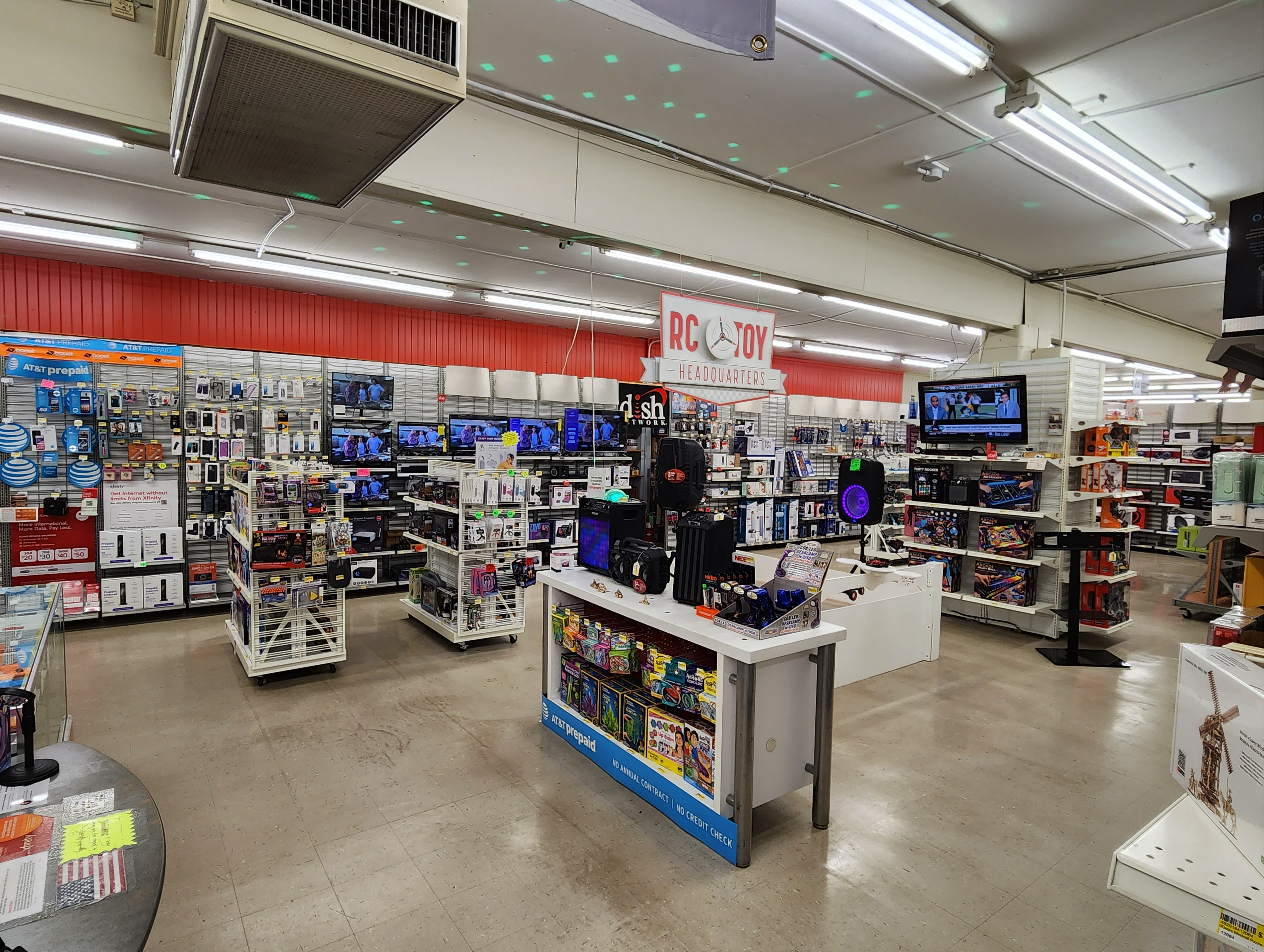 Our RadioShack electronics dept offers a wide selection of the latest electronics and games.  Boost Mobile activations and service, AT&T activations, Dish Network sales and installs and HughesNet