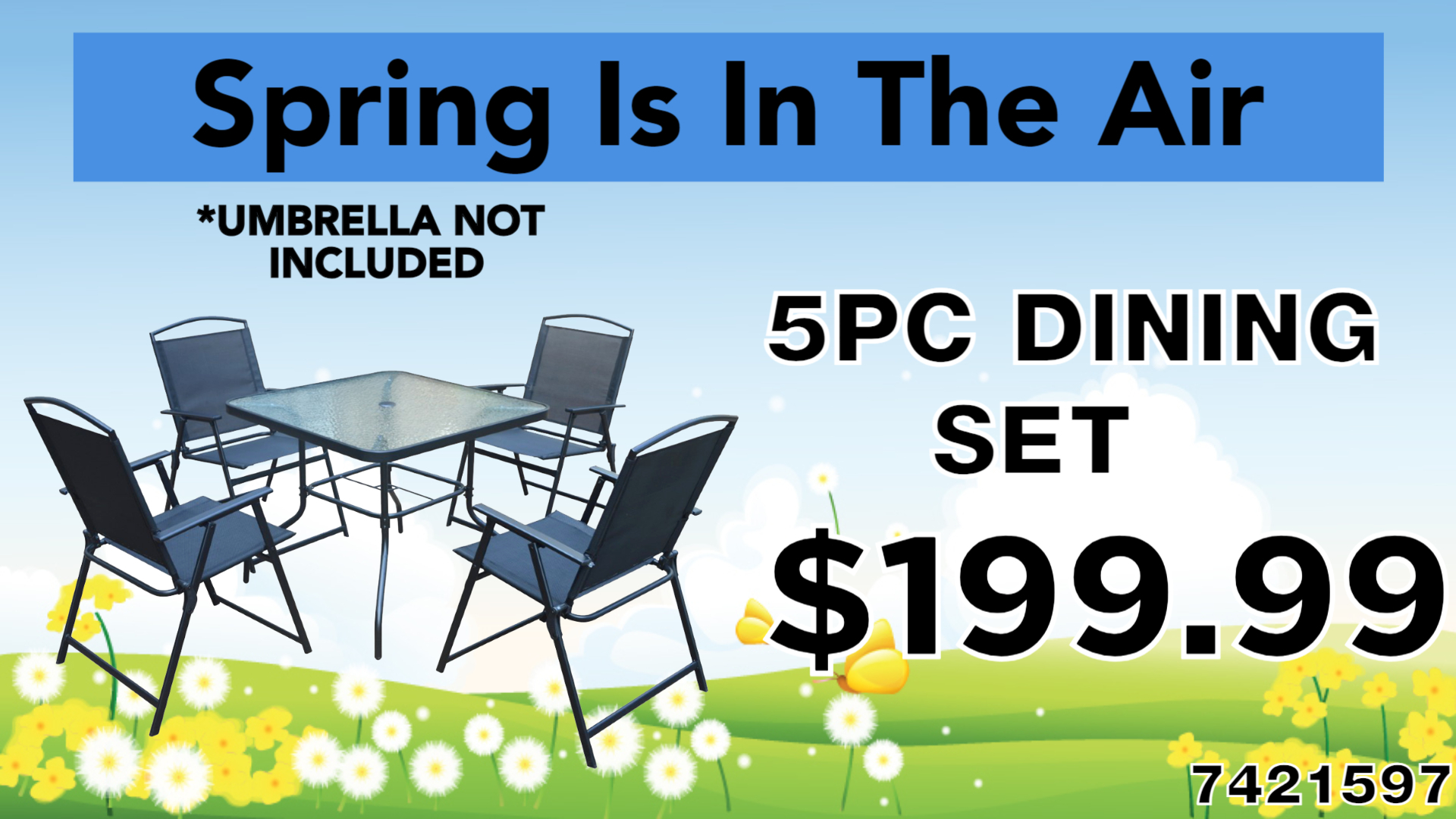 4 Piece Dining Set