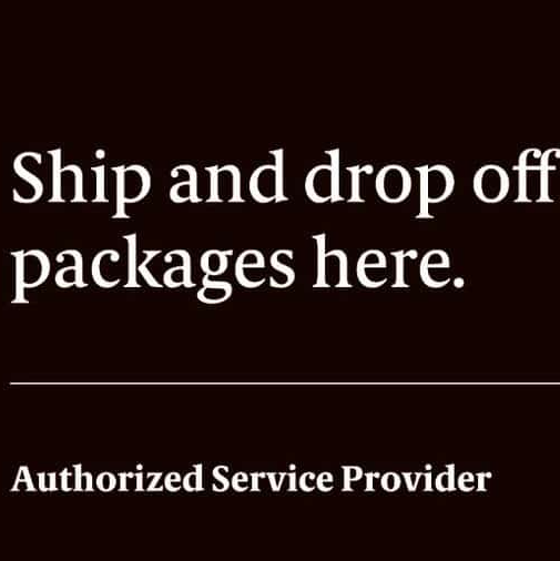 Drop off UPS packages with a UPS label, pay to ship a package, and purchase shipping supplies.