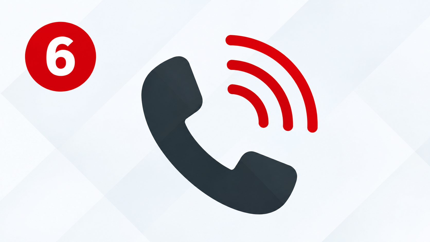 Ringing telephone handset