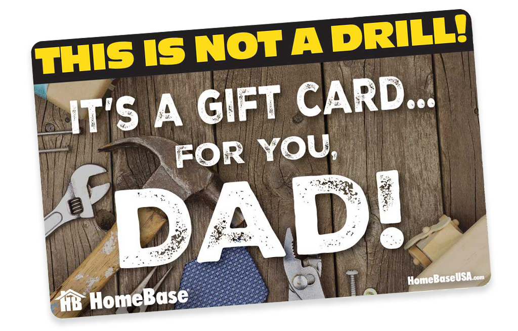 Number one Dad HomeBase gift card