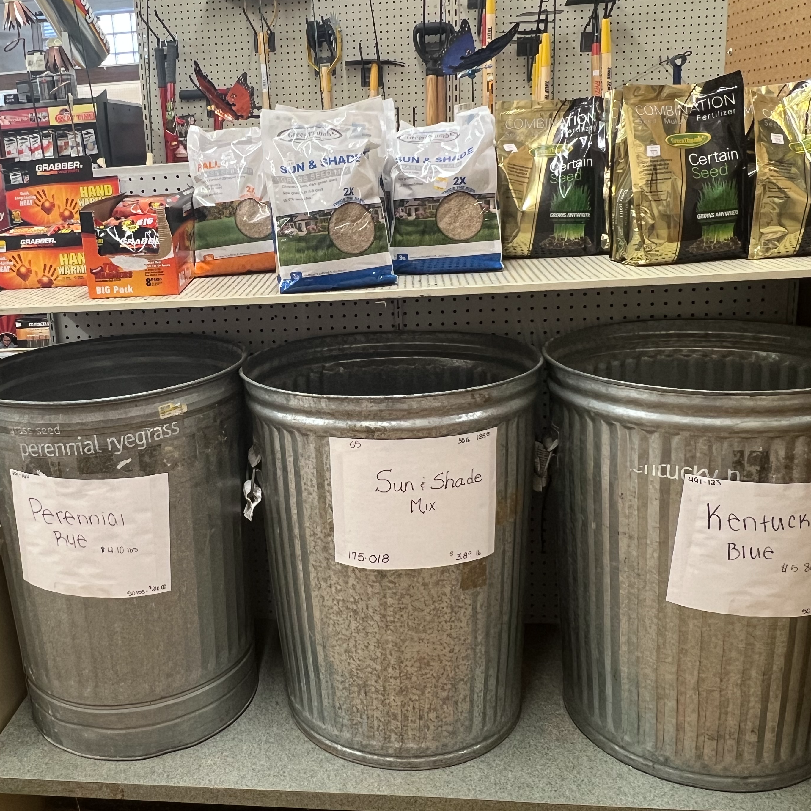 get any type of grass seed by the pound