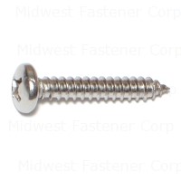 Midwest Fastener Sheet Metal Screw, #12 x 3/4 in, 18-8 Stainless Steel Pan  Head Phillips Drive, 50 PK 53562