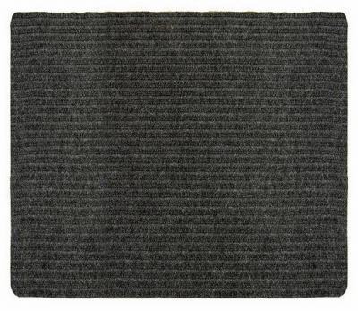 Rubber Scraper Mat, Black Rubber, 18 x 30-In.