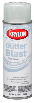 Glitter Blast Spray Paint Sealer, Clear, 5-3/4-oz.