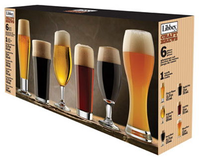 6-Piece Craft Beer Glass Set