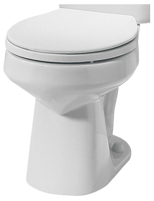 Round Front Toilet Bowl White Ramsey, Round Front Toilet