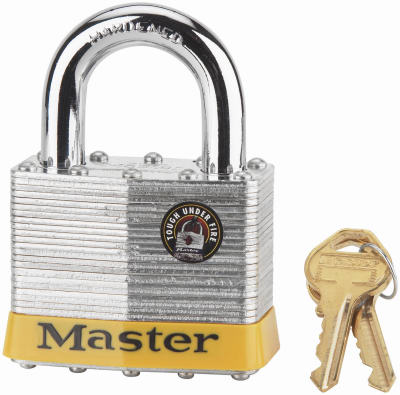 Master Lock 15DPF Laminated Steel Padlock 2-1/2in (64mm) Wide