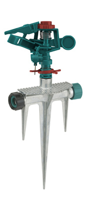 Gilmore Polymer Head Impulse Sprinkler On Metal Spike Base