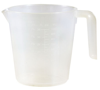 Plastic Measuring Cup with Handle - 4 CUPS