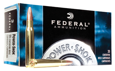 Federal Power-Shok Centerfire Rifle Ammunition, Springfield, 180