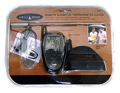 Mr. Bar-B-Q Remote Digital Meat Temperature Gauge with Stainless Steel  Probe 40145Y - The Home Depot