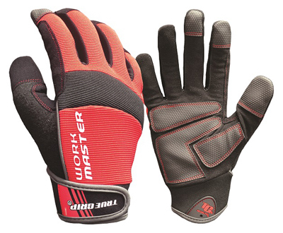 True Grip General Purpose Work Gloves, Touchscreen Compatible