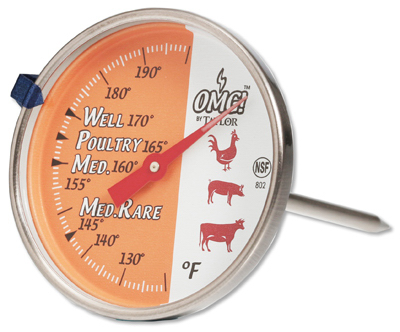 Taylor - 5-1/2 Stainless Steel Meat Thermometer