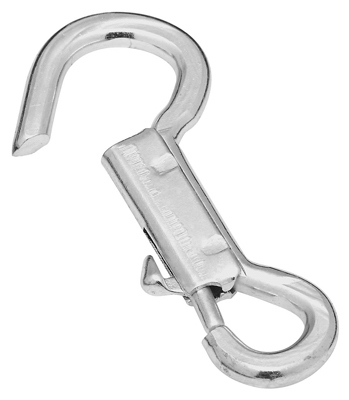 National Hardware Interlocking Spring Snap (1/4 x 2, Zinc Plated