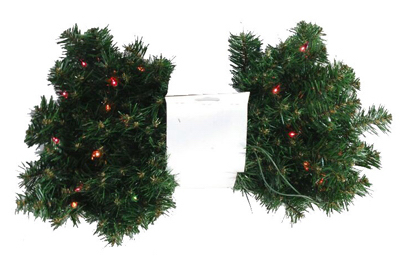 Multicolored Philips 9 ft Lighted Garland 50 Multi Mini Lights Multicolored Philips 9 ft Lighted Garland 50 Multi Mini Lights
