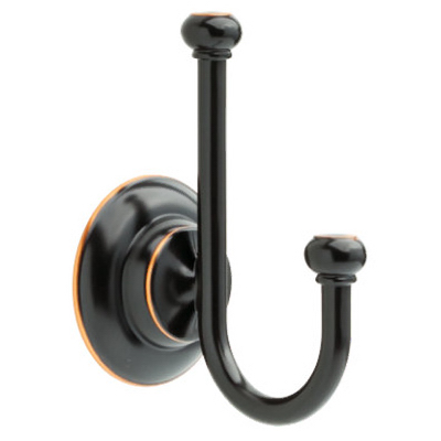 Delta Porter Collection Double Robe Hook, Oil-Rubbed Bronze