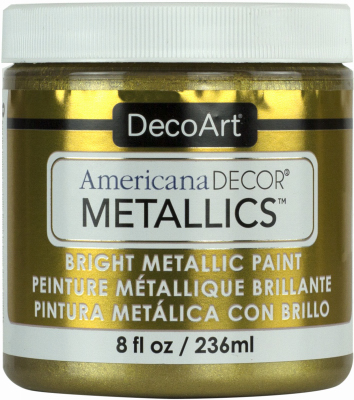 8 oz. Metallic Vintage Brass Paint