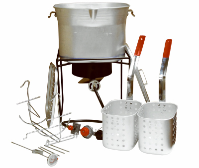 King Kooker Portable Propane Outdoor Boiling Steaming Cooker Package 50 Quart Pot Brand New