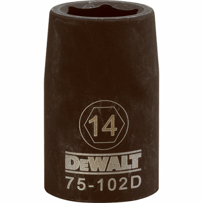 21mm -DWMT75111OSP Metric Impact Socket Black Oxide Drive 1/2-In 6-Point 