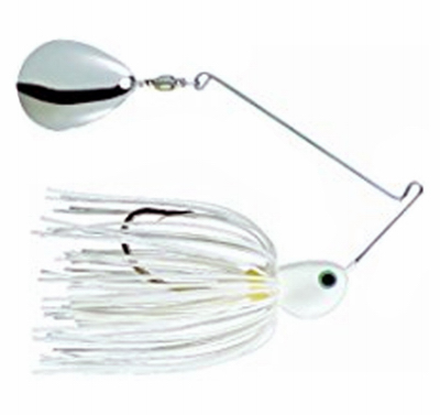 Berkley Johnson Beetle Spinner, Black Nickel/Fluorescent Grub