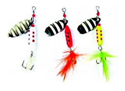 Berkley Johnson Beetle Spinner, Black Nickel/Fluorescent Grub