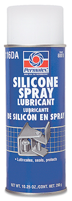 Permatex 80070 Silicone Spray Lubricant (116DA) 10.25oz. Aerosol Can Pack  of 1