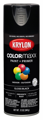 Krylon K05503007 COLORmaxx Spray Paint Gloss Banner Red 12 Ounce