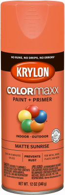 COLORmaxx Spray Paint, Sweet Peach, Matte, 12-oz.