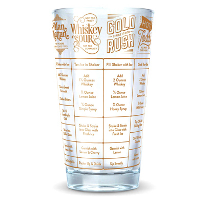 Good Measure Hangover Recipe Glass - Fred