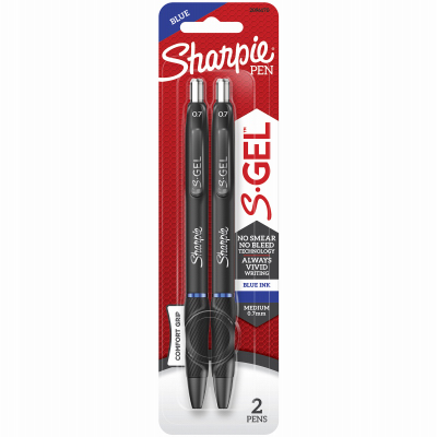 Sharpie Retractable Marker Pens - Assorted Colours (Blister of 4