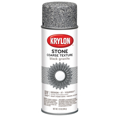 Make It Stone Textured Spray Paint, Black Granite, 12-oz.