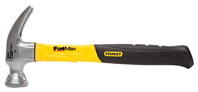 Stanley FatMax 22 Oz. Milled-Face Overstrike Framing Hammer with Hickory  Axe Handle