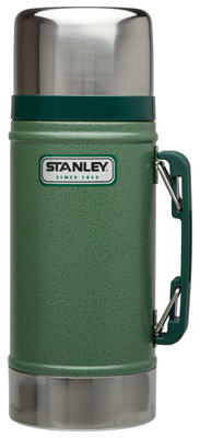 Vintage Stanley 24 Ounce Wide Mouth Thermos Vacuum Bottle Green (O)