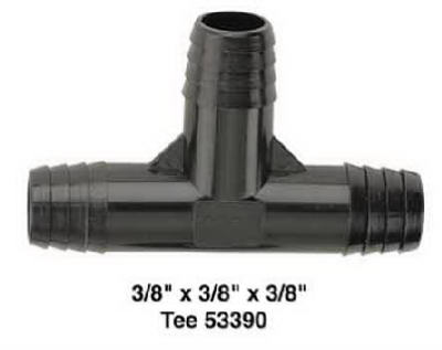 Toro Underground Sprinkler Funny Pipe Tee, 3/8-In. x 3/8-In. x 3/8