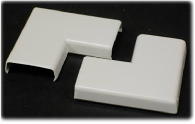  Wiremold Plastic Nonmetallic Raceway, Extending Power, On-Wall  Flat Elbow, Ivory, NM6 : Electronics